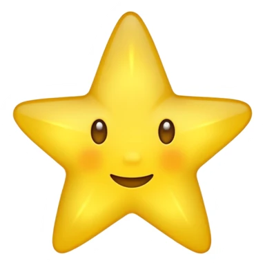 Half of a star sticker