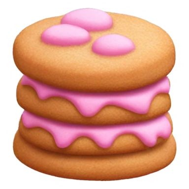 pink sugar snickerdoodle cookie  sticker