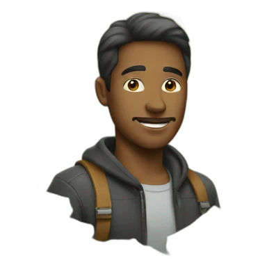 Men with money sticker