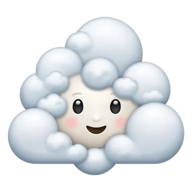 Clouds sticker