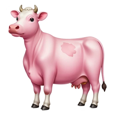 cow udder sticker