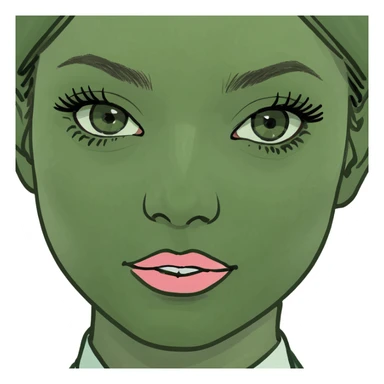 preppy makeup product  sticker