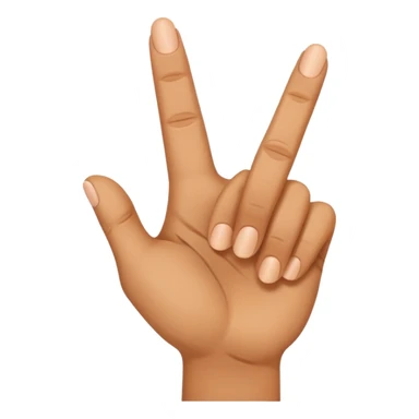 Finger gun hand sticker