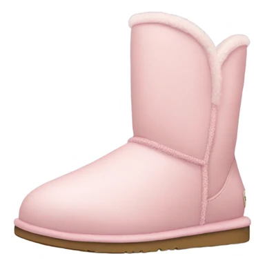 very light pink uggs sticker