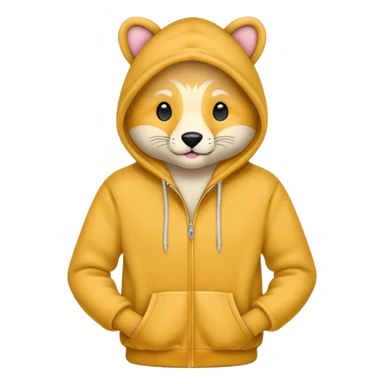 Animal Hoodie  sticker