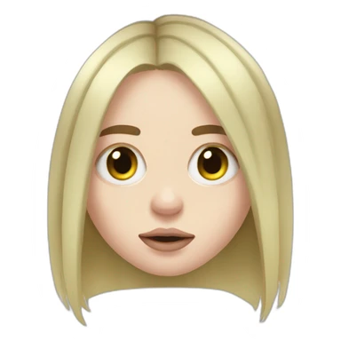 Billie Eilish with a little nose sticker