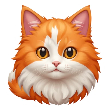 a fluffy kitten playing around sticker