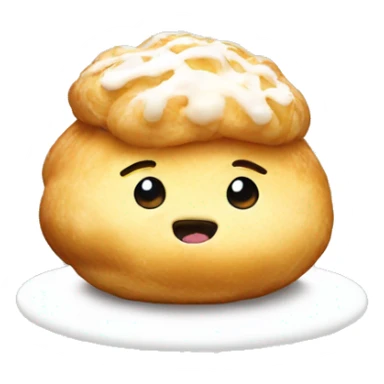 Cream puff sticker