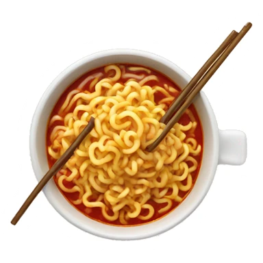A Cup of Chili ramen noodles  sticker