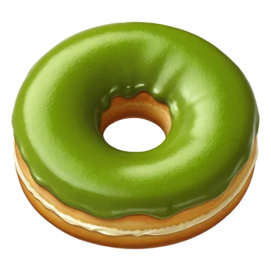 matcha doughnut sticker