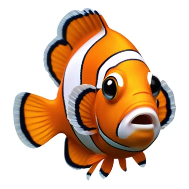 Clown fish sticker