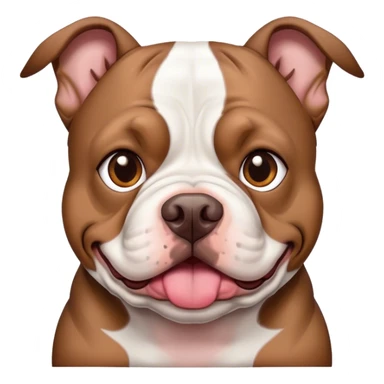 Américain Bully xxl brown merle  sticker