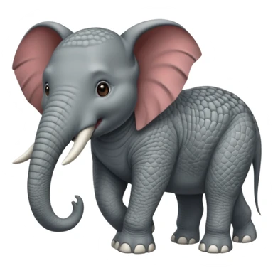 dinosaur fused with elaphent sticker