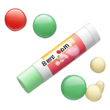 lip balm with label sticker
