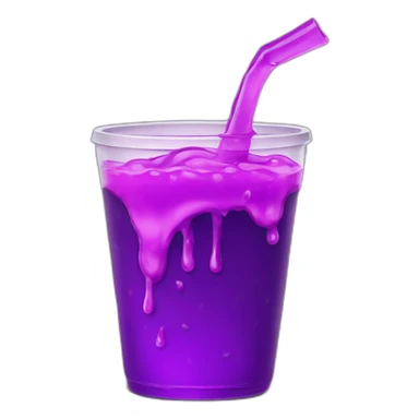 drippy lean purple drink sticker