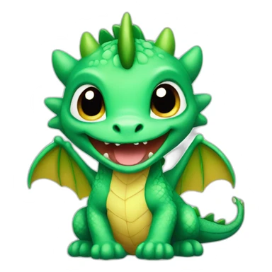 Baby dragon sticker