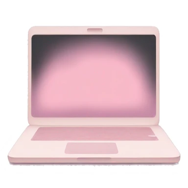 Soft Pink laptop 🩷 sticker