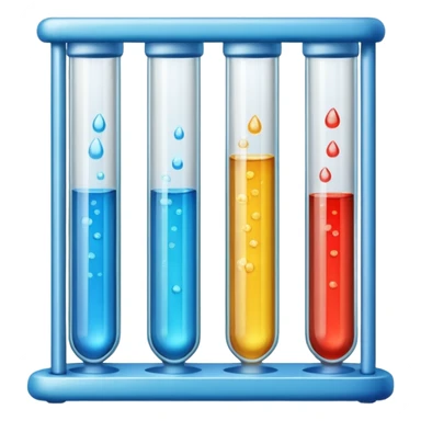 test tube sticker