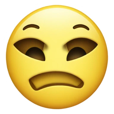 Yellow emoji face with an eye squinted sticker