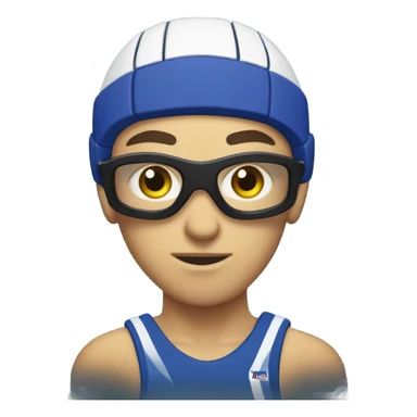 waterpolo player sticker