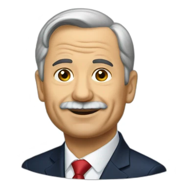 The president of Romania sticker