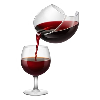 Wine and coffee  sticker