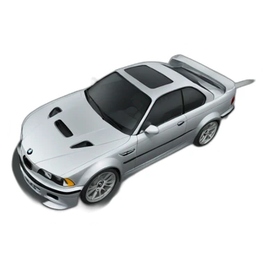 a bmw drifting on a road sticker