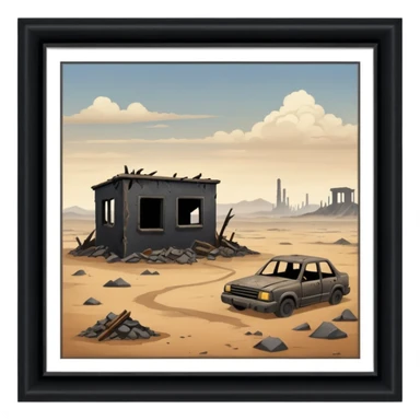 Fallout TV show sticker