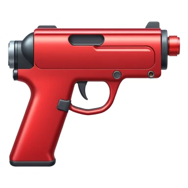 red lazer gun sticker