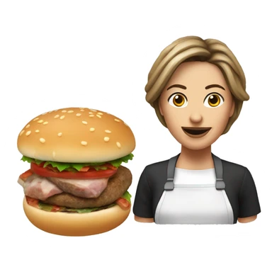 Giorgia Meloni with kebab sticker