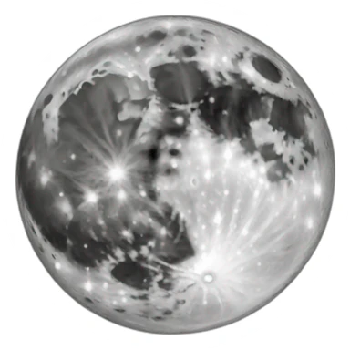 Lunar-orbital sticker