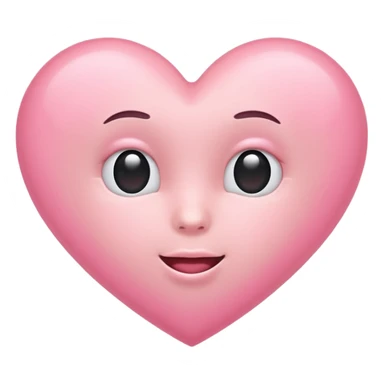 a babypink heart imoji sticker