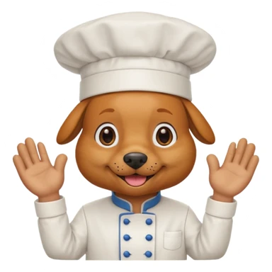 chef ginger dog sticker