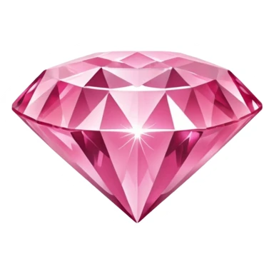 Pink diamond emoji sticker