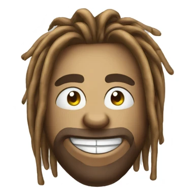 nonchalant dreadhead with grills giving thumbs up sticker