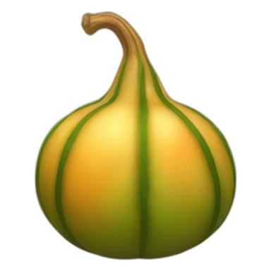 decorative gourd sticker
