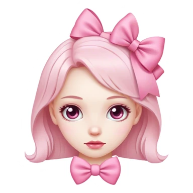 Hello kity  y moñito rosa sticker