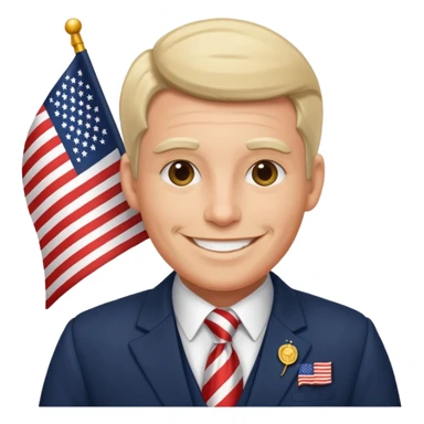 Patriotic Mayor sticker
