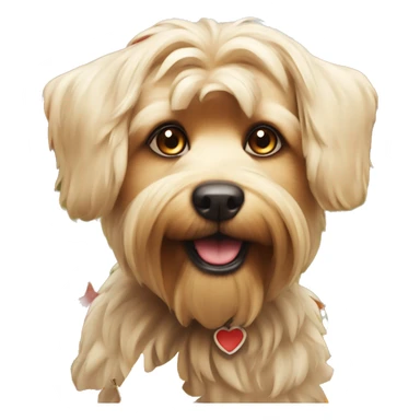 Yorkshire dog in Autumn  sticker