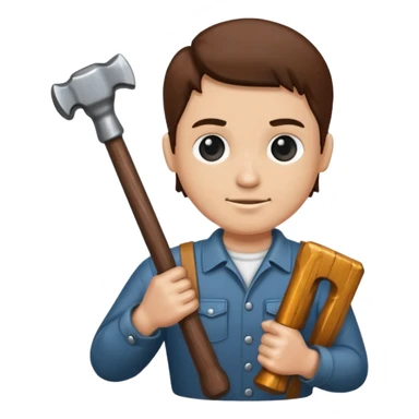 pin and  hammer sticker