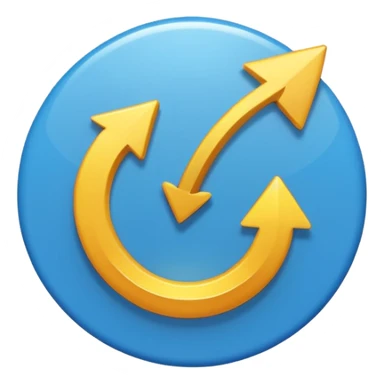 A simple emoji-style button with the text “LEVEL UP” and a small upward arrow, flat UI-inspired emoji design sticker