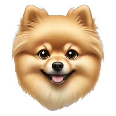 Blonde Pomeranian  sticker