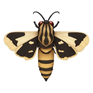 death head moth sticker