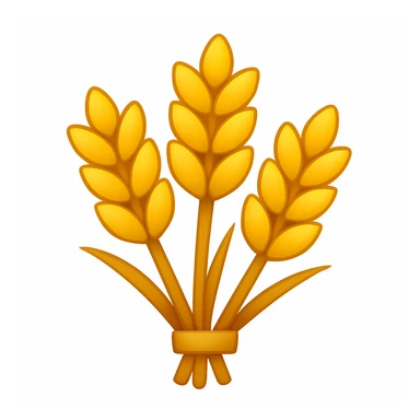 Сгенерируй мне эту пшеницу в стиле емодзи  sticker