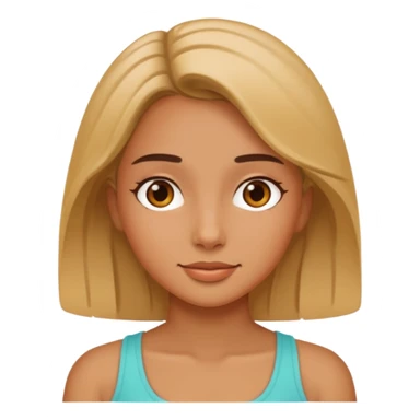 Stikers of girl which is a bit old and is relax sticker