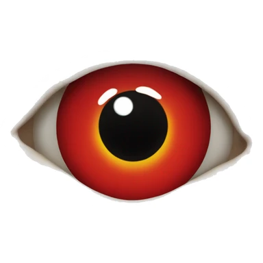 red vain eyes sticker