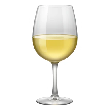 a glass of white wine sticker