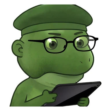 Boy with iPad  sticker