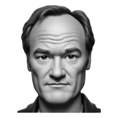 tarantino quentin portrait sticker