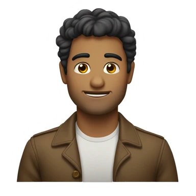 Un chico feo con pelo puntiagudo y rubio  sticker